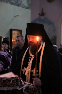 Чтение великого покаянного канона свт. Андрея Критского в Гуслицком монастыре