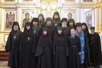 Игумен и братия Гуслицкого монастыря приняли участие в работе регионального этапа XXXII Международных Рождественских образовательных чтений