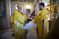Епископ Николай совершил диаконскую хиротонию насельника монастыря