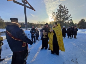 В день памяти свт. Николая на монастырском подворье в с. Рудня-Никитское совершена Божественная литургия