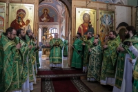 Празднование Собора Всех преподобных отцов Киево-Печерских в Гуслицком монастыре