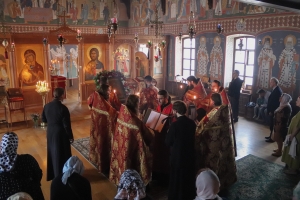 Престольный праздник в Гуслицкой обители. Память святых Царственных Страстотерпцев