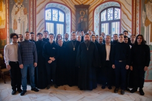 Студенты Коломенской Духовной Семинарии посетили Гуслицкий Спасо-Преображенский мужской монастырь