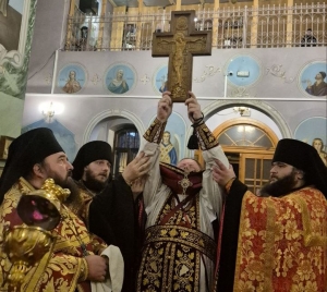 В Гуслицкой обители совершен чин Воздвижения Креста Господня