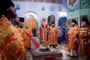 Архиерейское богослужение в день памяти преподобномучеников Гуслицких